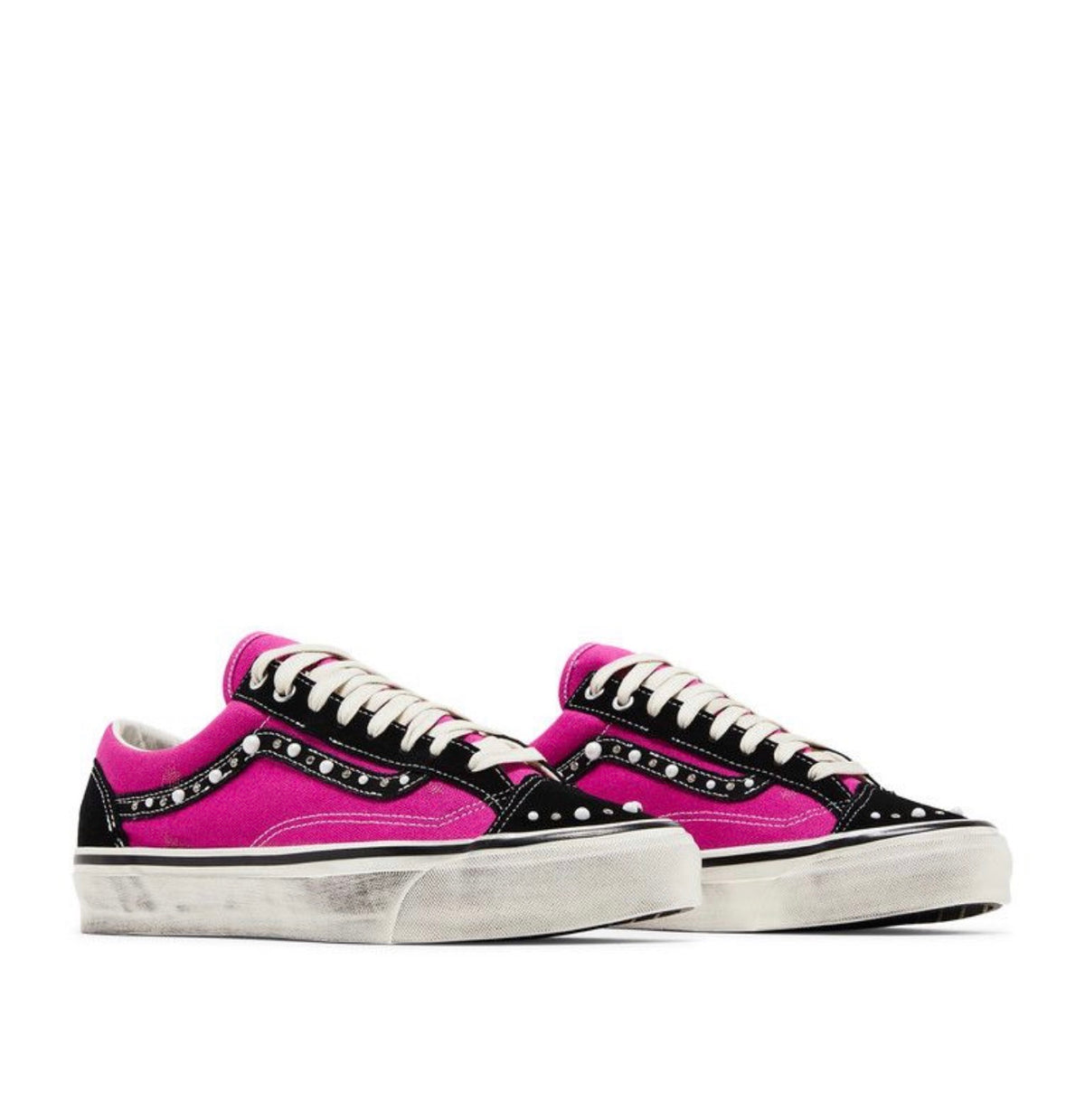 Pearlized Vans “Fuchsia Red”