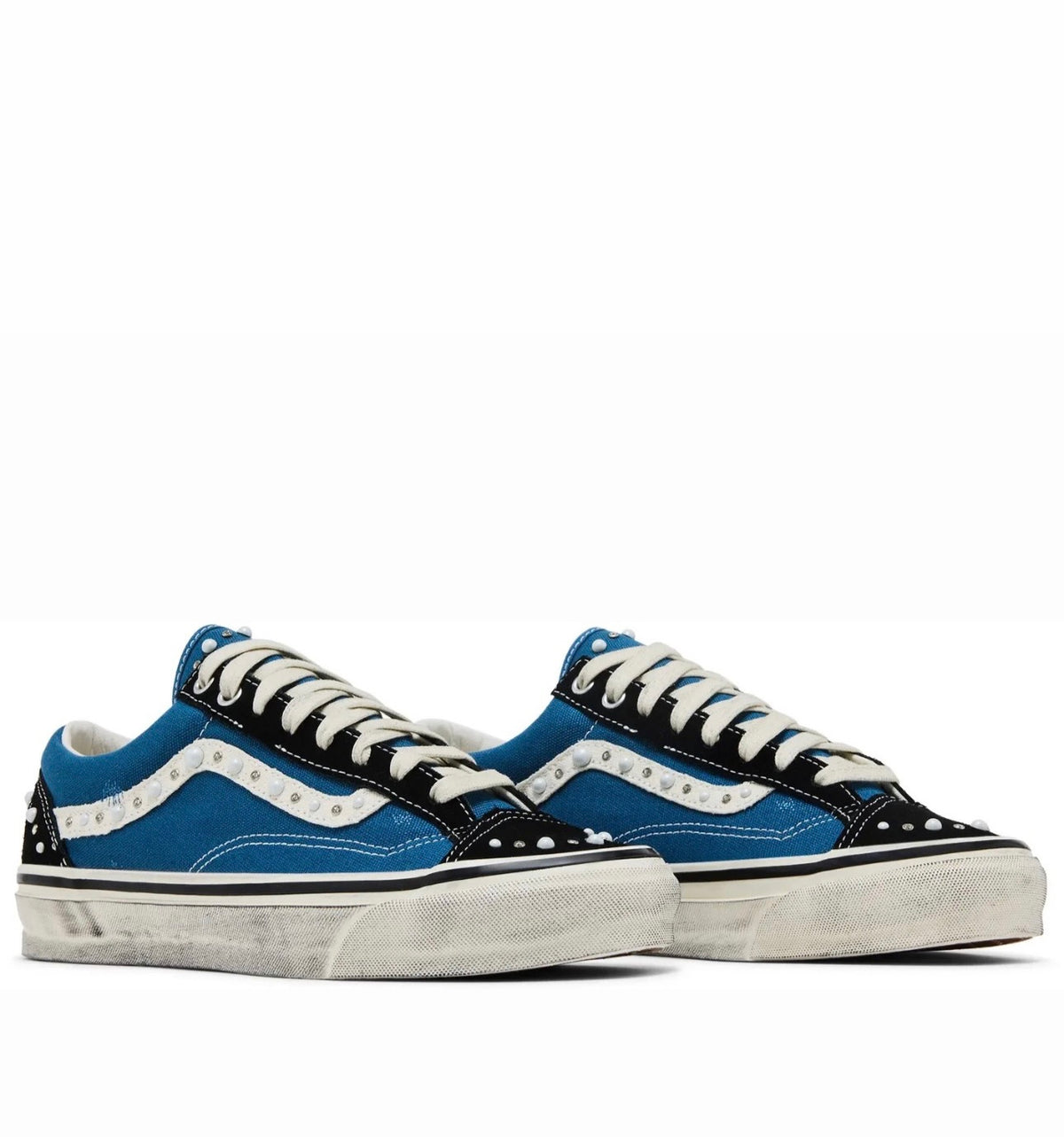 Pearlized Vans “Black Navy”