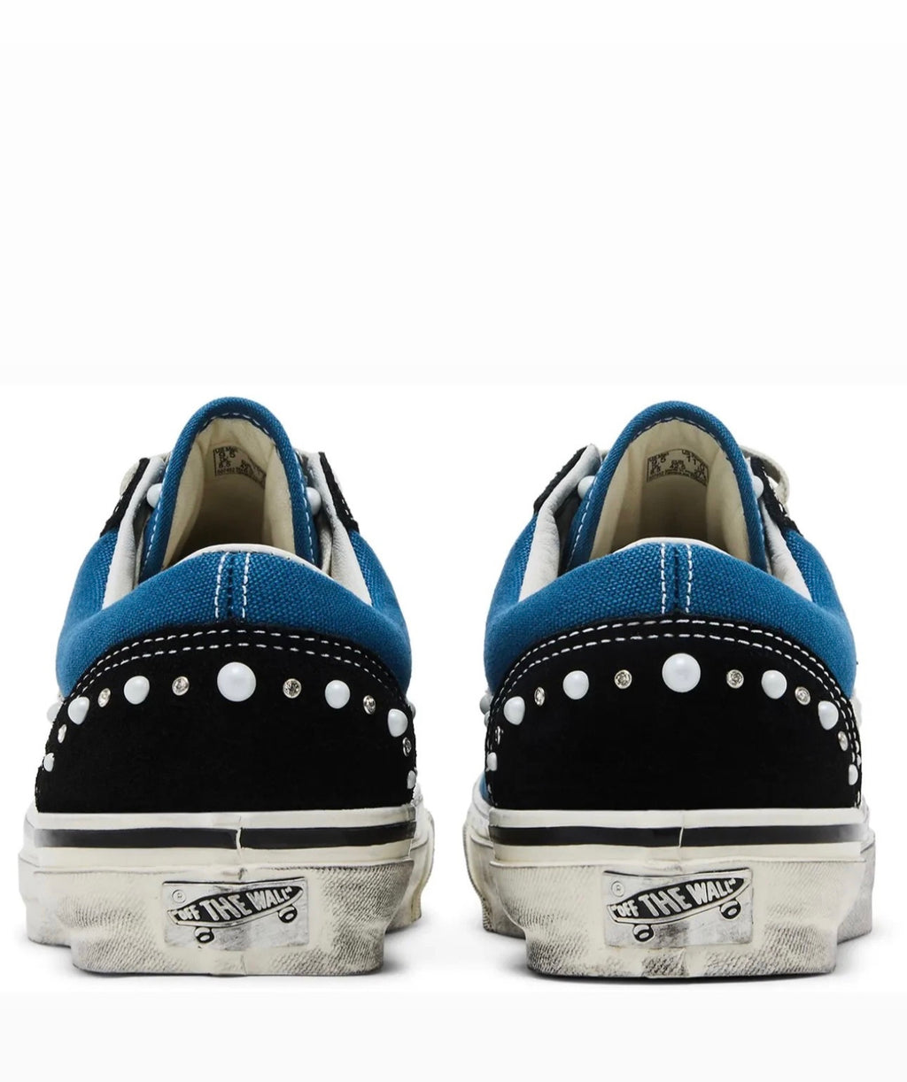 Pearlized Vans “Black Navy”