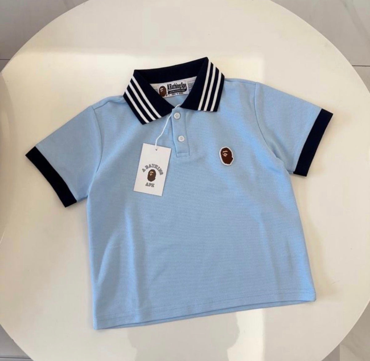 Kids Bape Button up tee